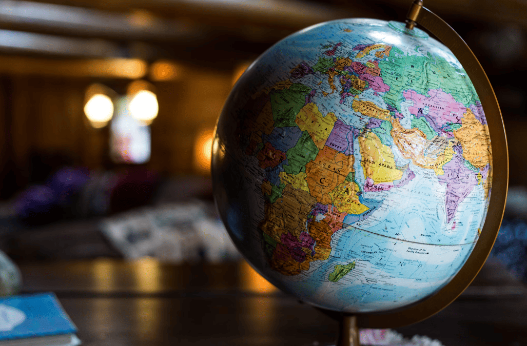 Globe by Kyle Glenn on Unsplash
