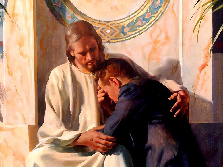 abbraccio di Cristo
