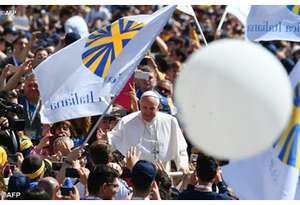 Papa Francesco incontra lAzione Cattolica Italiana per i 150 anni dalla fondazione