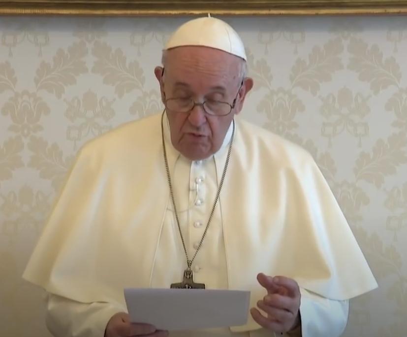papa Francesco videomessaggio