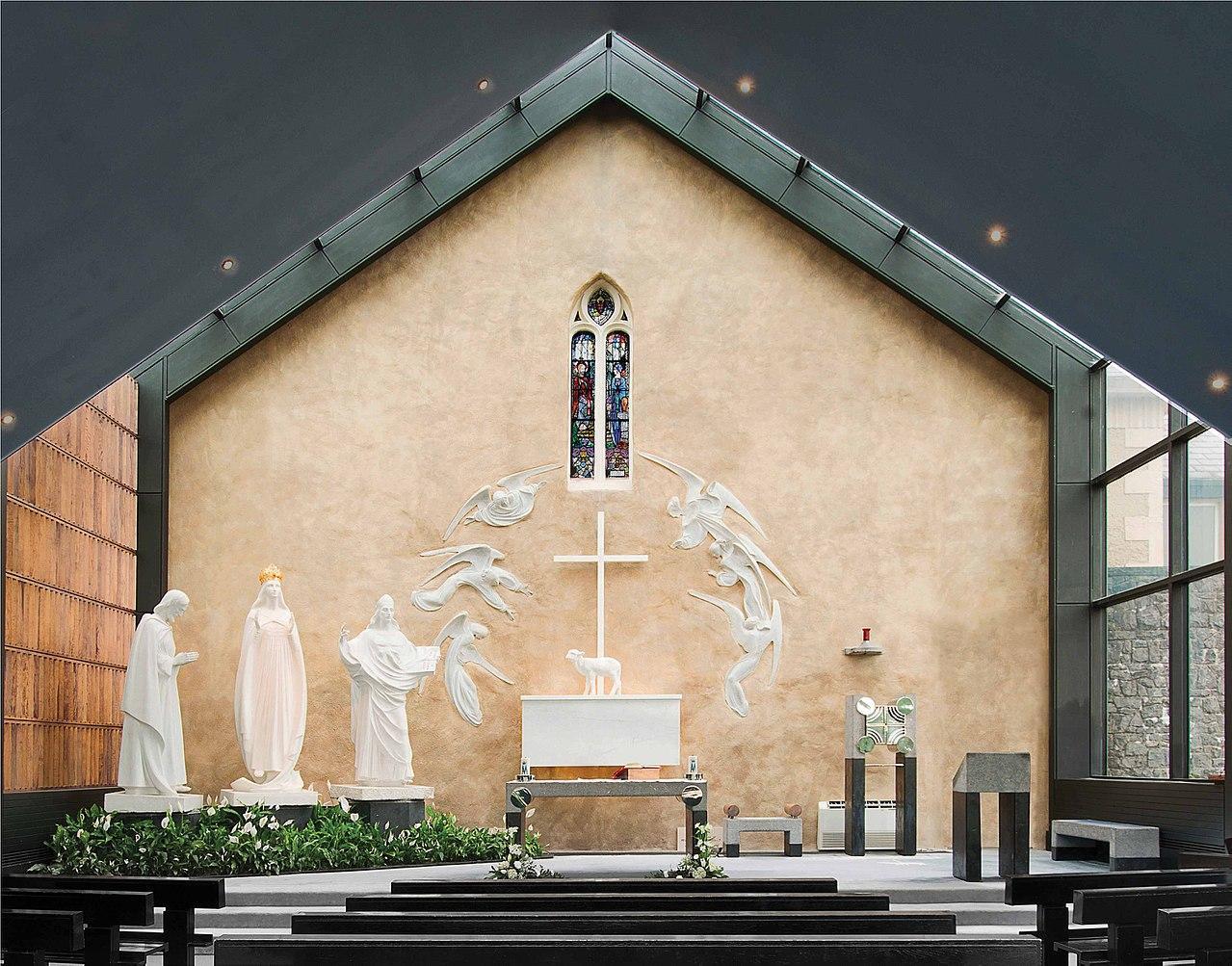 Apparition Chapel with Stained Window
