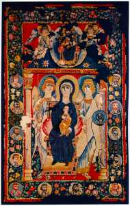 Mother of God portrayed as a Byzantine empress